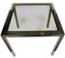 Vintage French Brass & Chrome Table, 1970s, Image 2