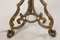 Vintage Floor Lamp in Wrought Iron with Gilded Accents 7
