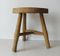 Vintage Wooden Stool from Toledo, Image 3