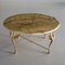 Brass Swan Coffee Table with Onyx Top, 1960s 1