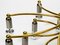Large German Brass & Chrome Ceiling Lamp from Cosack, 1980s 9