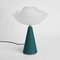 Lotus Table Lamp in Petrol Blue by Serena Confalonieri for Mason Editions, Image 1