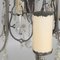 Lámpara de araña Art Déco de vidrio opalino, Imagen 4