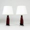 Mid-Century Glass Table Lamps by Carl Fagerlund for Orrefors, 1950s, Set of 2 1