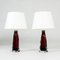 Mid-Century Glass Table Lamps by Carl Fagerlund for Orrefors, 1950s, Set of 2, Image 1