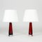 Glass Table Lamps by Carl Fagerlund for Orrefors, 1950s, Set of 2 1