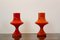 Orange Opaline Glass Table Lamps by Štepán Tabery for OPP Jihlava, 1960s, Set of 2 10