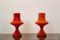 Orange Opaline Glass Table Lamps by Štepán Tabery for OPP Jihlava, 1960s, Set of 2, Image 10