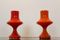 Orange Opaline Glass Table Lamps by Štepán Tabery for OPP Jihlava, 1960s, Set of 2, Image 9