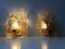 Crystal & Brass Sconces by Carl Fagerlund for Orrefors, 1960s, Set of 2 4