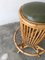 Mid-Century Bamboo Stool, 1950s 7