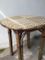 Table Basse Mid-Century en Rotin et Bambou, France 4
