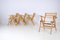Wooden Folding Chairs from Fratelli Reguitti, 1960s, Set of 4, Image 6