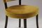 Kleiner gelber Stuhl aus Mahagoni, 1930er 6