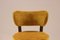 Kleiner gelber Stuhl aus Mahagoni, 1930er 5