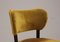 Kleiner gelber Stuhl aus Mahagoni, 1930er 7