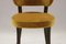 Kleiner gelber Stuhl aus Mahagoni, 1930er 4
