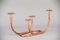 Hammered Copper Candleholder, 1950s 1