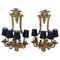 Vintage Italian Renaissance Style Wall Sconces in Bronze, Set of 2, Image 1
