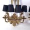 Vintage Italian Renaissance Style Wall Sconces in Bronze, Set of 2, Image 5