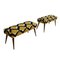 Diamond Benches from Pierre Frey, 1950s, Set of 2, Image 1