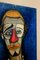 Art Print on Wood of the Painting Tête de clown by Bernard Buffet, 1970s, Image 4