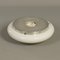 Weiße runde Vintage Deckenlampe von Philips, 1930er 3