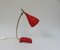 Red Table Lamp from Cosack, 1950s, Image 1