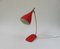 Lampe de Bureau Rouge de Cosack, 1950s 3