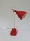 Red Table Lamp from Cosack, 1950s 6
