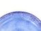Blau gesprenkelte Vintage Schale aus geblasenem Glas von Kosta Boda 5