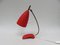 Lampe de Bureau Rouge de Cosack, 1950s 1