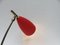 Lampada da tavolo rossa di Cosack, anni '50, Immagine 16