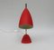 Red Table Lamp from Cosack, 1950s 4