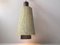 Lámpara colgante danesa de latón de Lyfa, años 50, Imagen 3