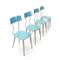 Formica & Metal Dining Chair, 1950s, Set of 4, Image 2