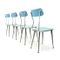 Formica & Metal Dining Chair, 1950s, Set of 4, Image 6