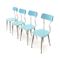 Formica & Metal Dining Chair, 1950s, Set of 4 4