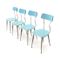 Formica & Metal Dining Chair, 1950s, Set of 4, Image 4