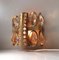 Vintage Danish Modern Crystal & Gilt Sconce, 1970s, Image 2