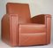 French Leatherette Armchair from Airborne, 1950s 2