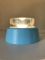 Französische Lampe aus blauem Kunststoff & Acrylglas, 1970er 8