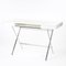 Cosimo Desk with White Mat Lacquered Top & Chrome Frame by Marco Zanuso Jr. for Adentro, 2017 3