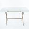 Cosimo Desk with White Mat Lacquered Top & Golden Frame by Marco Zanuso Jr. for Adentro, 2017, Image 5