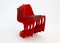 Vintage Red Plastic Chairs by Steen Ostergaard for Cado, 1971, Set of 4 3