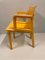 Gelbe K4870 Stühle von Anna Castelli Ferrieri für Kartell, 1980er, 4er Set 4