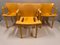 Yellow K4870 Chairs by Anna Castelli Ferrieri for Kartell, 1980s, Set of 4 2