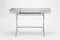 Cosimo Desk with Grey Glossy Lacquered Top & Chrome Frame by Marco Zanuso Jr. for Adentro 1