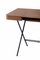 Cosimo Desk with Walnut Veneer Top & Dark Brown Frame by Marco Zanuso Jr. for Adentro, 2017, Image 3