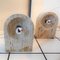 Travertine Table Lamps by Giuliano Cesari for Nucleo Sormani, 1970s, Set of 2 1